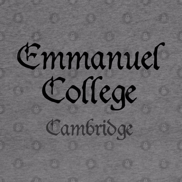 Cambridge Emmanuel College Medieval University by RetroGeek